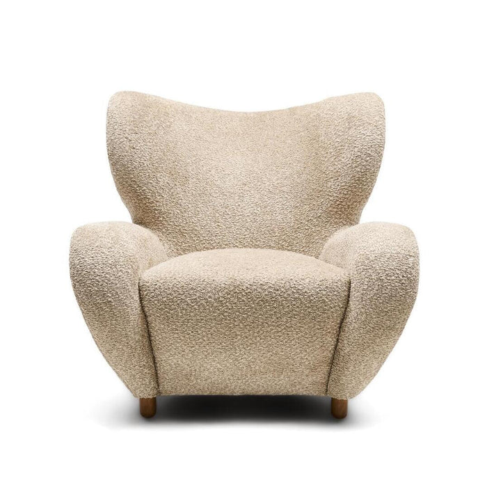 Rivièra Maison Fauteuil Courchevel Chenille - Sterling Silver - Velvet