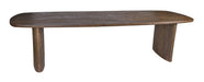 Livingfurn Deens Ovale Eettafel Tyler Mangohout, 300 x 105cm - Bruin - Ovaal