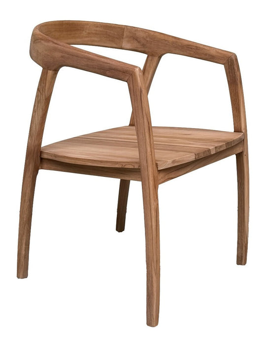 Livingfurn Tuinstoel Lenzo Teakhout - Bruin