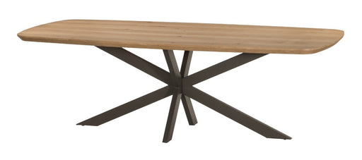 Livingfurn Deens Ovale Eettafel Santino Eiken, 240 x 105cm - Naturel - Ovaal