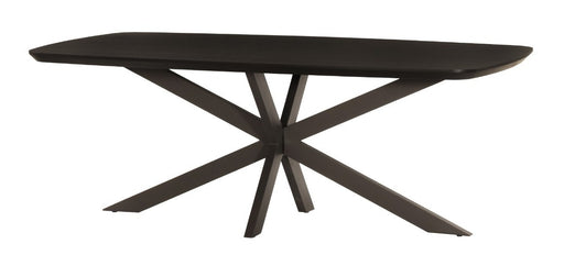 Livingfurn Deens Ovale Eettafel Santino Eiken 210 x 105 cm - Espresso - Ovaal