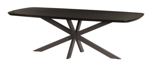 Livingfurn Deens Ovale Eettafel Santino Eiken, 240 x 105cm - Espresso - Ovaal
