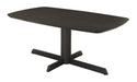 Livingfurn Deens Ovale Eettafel Sanremo Eiken, 220 x 105cm - Espresso - Ovaal
