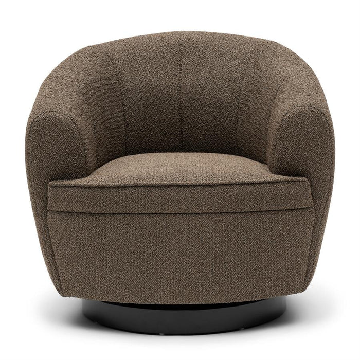 Rivièra Maison Draaifauteuil The Countess Bouclé - Classic Brown