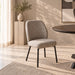 Livingfurn Eetkamerstoel Tess Geweven stof - Mocca