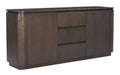 Livingfurn Dressoir Rivano Eiken, 180cm - Basalt