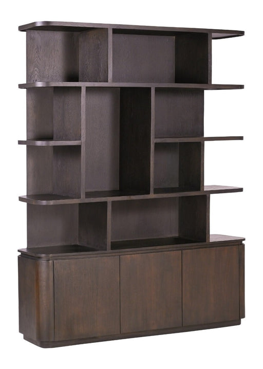 Livingfurn Boekenkast Rivano Eiken, 215 x 170cm - Basalt