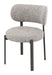 Livingfurn Eetkamerstoel Zoey Geweven stof - Mocha