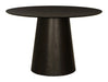 Livingfurn Ronde Eettafel Novero Eiken Ø120cm - Espresso