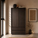 Livingfurn Opbergkast Firato Eiken, 180 x 45cm - Basalt