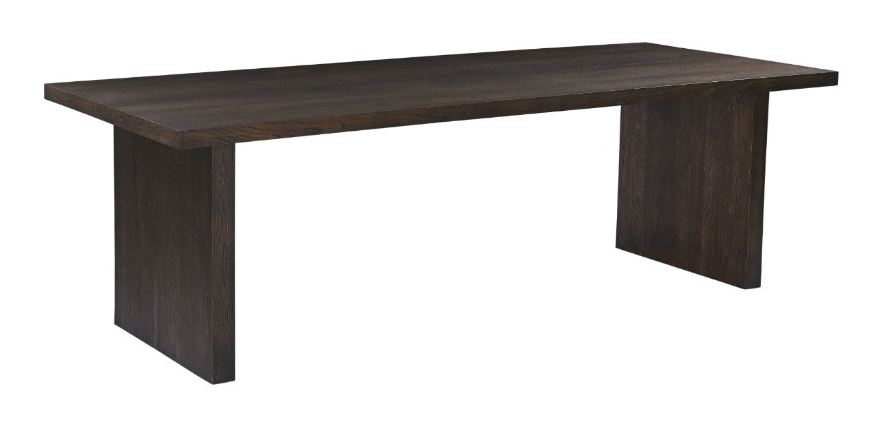 Livingfurn Eettafel Firato Eiken, 240 x 100cm - Donkerbruin