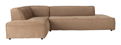 Zuiver Loungebank Fat Freddy Links, Rib - Caramel
