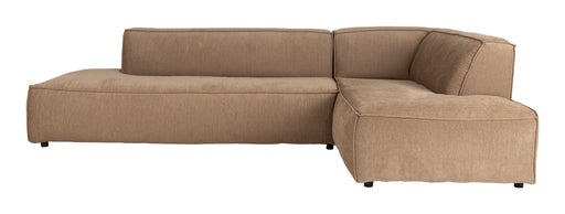 Zuiver Loungebank Fat Freddy Rechts, Rib - Caramel
