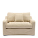 Rivièra Maison Loveseat Giovanni Bouclé, Natural Grey - Beige