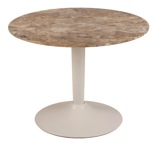 Bendt Ronde Salontafel Tempest Keramiek, 60cm - Bruin/Grijs - ThatLyfeStyle