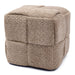 Rivièra Maison Hocker Qbic Geweven stof - Soft Walnut