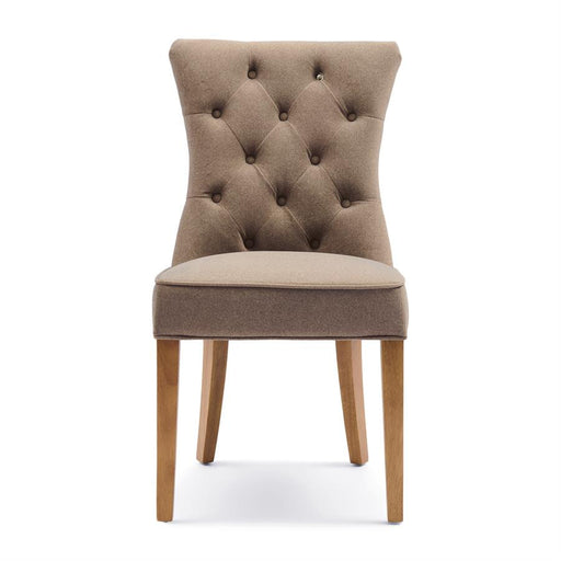 Rivièra Maison Eetkamerstoel Balmoral Mohair - Truffle