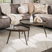 LifestyleFurn Driehoekige Salontafel Ananda Brons Liquid, Set van 2 stuks - Organisch - ThatLyfeStyle