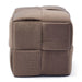 Rivièra Maison Hocker Qbic Mohair, 40 x 45cm - Truffle
