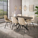 LifestyleFurn Ovale Eettafel Shakira Liquid Metal, 180 x 90cm - Brons - Ovaal
