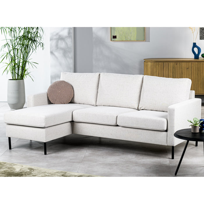 Hoekbank Landin - lounge links/rechts - beige - Woonexpress - ThatLyfeStyle