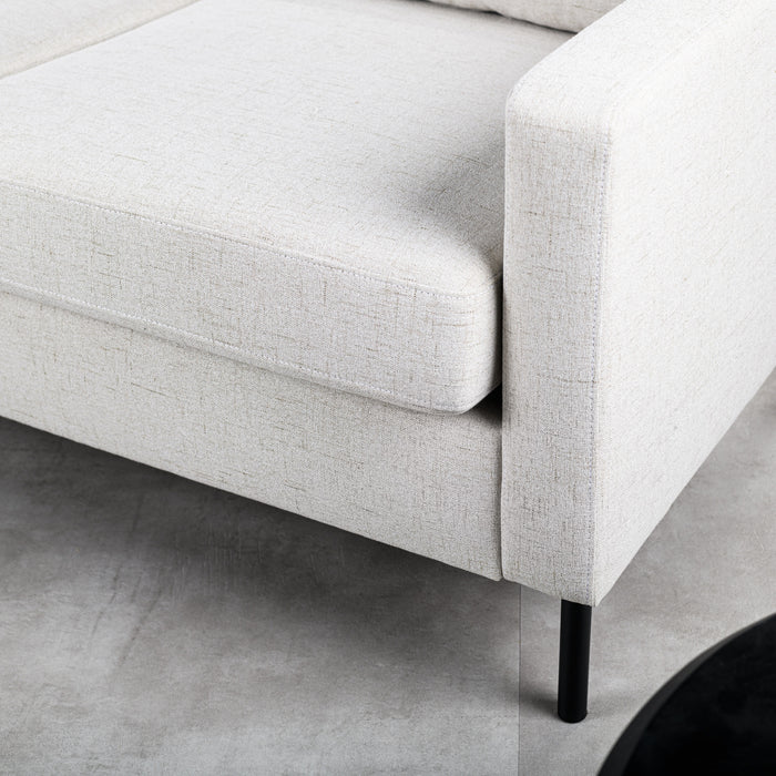 Hoekbank Landin - lounge links/rechts - beige - Woonexpress - ThatLyfeStyle