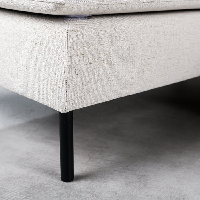 Hoekbank Landin - lounge links/rechts - beige - Woonexpress - ThatLyfeStyle