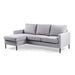 Hoekbank Landin - lounge links/rechts - grijs - Woonexpress - ThatLyfeStyle