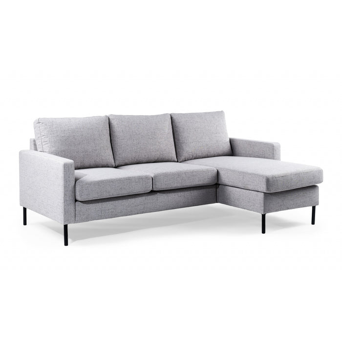 Hoekbank Landin - lounge links/rechts - grijs - Woonexpress - ThatLyfeStyle