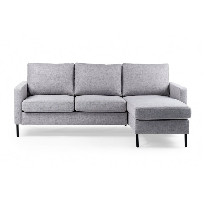 Hoekbank Landin - lounge links/rechts - grijs - Woonexpress - ThatLyfeStyle