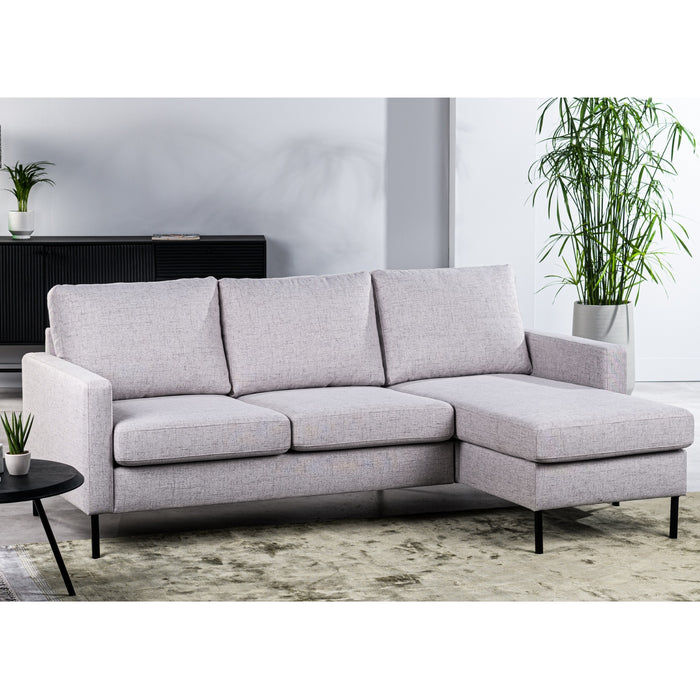 Hoekbank Landin - lounge links/rechts - grijs - Woonexpress - ThatLyfeStyle