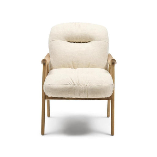 Rivièra Maison Fauteuil Castello Weave stof en hout - Naturel