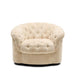 Rivièra Maison Draaifauteuil Palma Mélange Weave stof - Crème