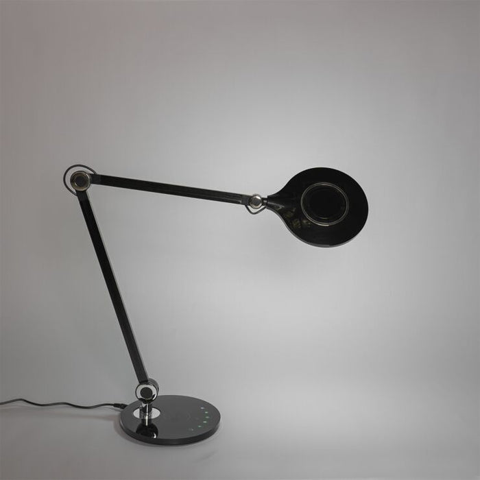 Design tafellamp zwart LED touch inductielader - Don