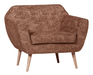 WOOOD Fauteuil Rocco Chenille - Brick
