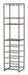 WOOOD Wijnrek Reese 185 x 45cm - Donkerbruin