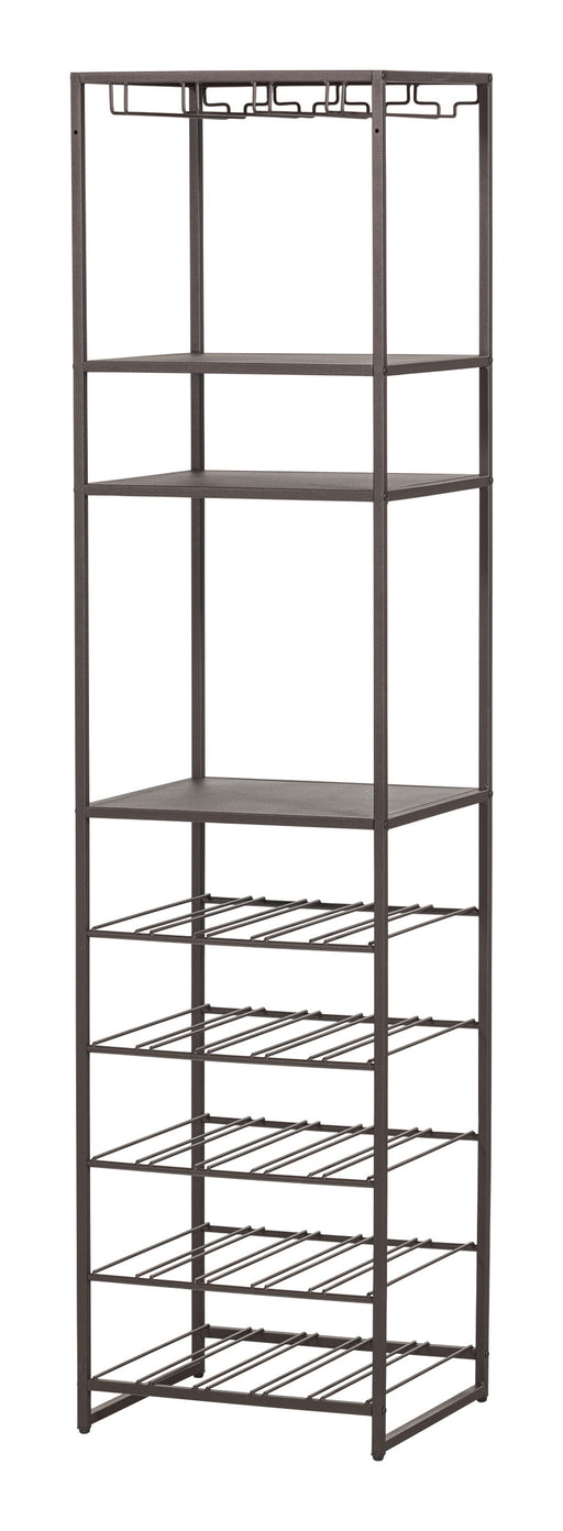 WOOOD Wijnrek Reese 185 x 45cm - Donkerbruin