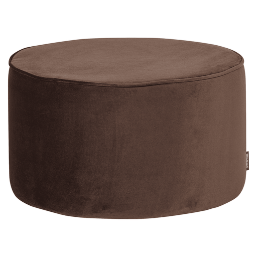 WOOOD Poef Sara, 60cm - Donkerbruin