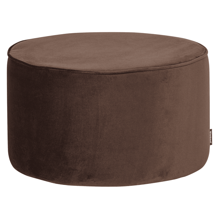 WOOOD Poef Sara, 60cm - Donkerbruin