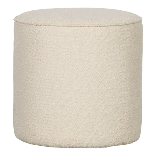 WOOOD Poef Sara Hoof, Bouclé - Crème - ThatLyfeStyle
