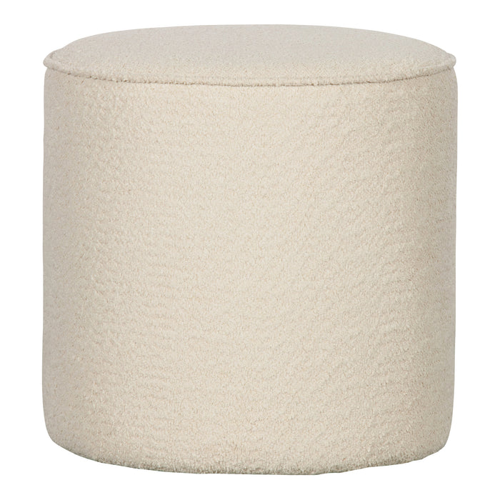 WOOOD Poef Sara Hoof, Bouclé - Crème