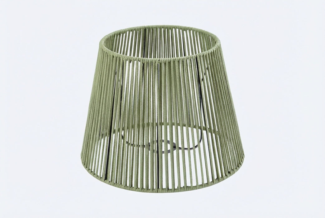 Buiten lampenkap met groen touw IP54 40/28/30 - Jayla