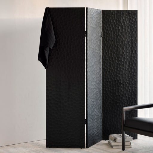 Ethnicraft Roomdivider Chopped Gevernist Mahoniehout, 150cm - Zwart - ThatLyfeStyle