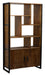 Livingfurn Wandkast Strong Mango en staal, 213 x 120cm - Hout