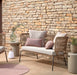 Kave Home 2-zits Tuinbank Nadin 135cm - Beige