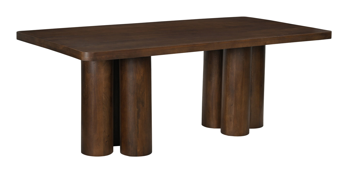 Artistiq Eettafel Leighanna Mangohout, 200 x 100cm - Bruin
