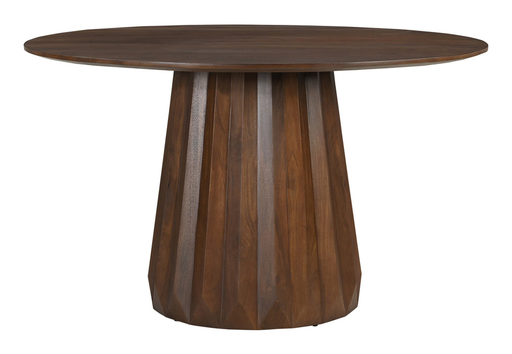 Artistiq Ronde Eettafel Shawntel Mangohout, 130cm - Bruin