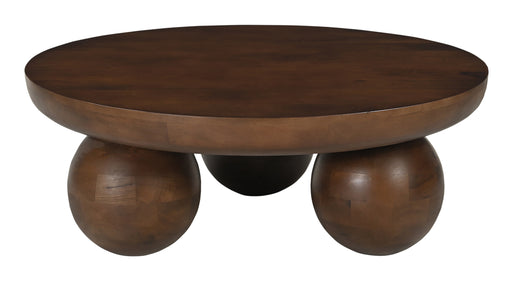 Artistiq Ronde Salontafel Ambur Mangohout, 90cm - Bruin