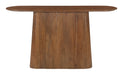 Artistiq Ovale Sidetable Dyann Mangohout, 140cm - Bruin