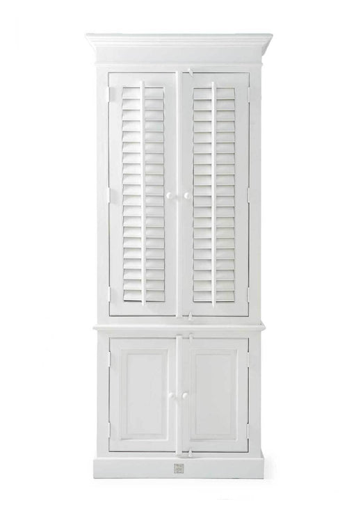 Rivièra Maison Kledingkast New Orleans 230 x 96cm - Wit - ThatLyfeStyle